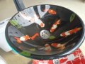 Стъклена мивка с уникален дизайн с рибки, снимка 3