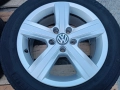 Лети джанти 16ки 5х112 VW + летни гуми 205/55/16 Michelin, снимка 6
