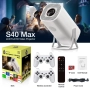 Нов S40Max 450 Смарт проектор и игрова конзола с 35 000 вградени игри 4K, Android 11, снимка 8