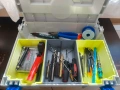 Куфар с органайзери и разни инструменти, снимка 2
