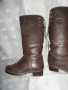 Кафеви кожени ботуши marfild, снимка 2