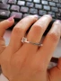Елегантен сребърен пръстен модел R100, снимка 2