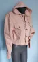 "Ganni" jeans jacket / Italy 🇮🇹 / Розово дънково яке с качулка и широки ръкави , снимка 5