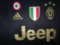 Ювентус Дибала оригинална тениска фланелка трети екип 2015/2016 adidas Dybala Juventus черно-златна , снимка 3