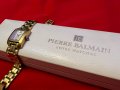 PIERRE BALMAIN 3010L SWISS MADE SAPHIRE CRYSTAL water resistant 3ATM НОВ! ОРИГИНАЛ! ПОЗЛАТЕН!, снимка 7