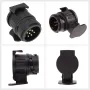 Преходник адаптер за букса за ремарке 13/7 пина 12V, снимка 4
