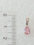 Сребърна висулка с камък, снимка 1 - Колиета, медальони, синджири - 34636556