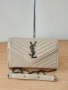 Бежова чанта YSL/SG369, снимка 1