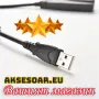 USB външна звукова карта 7.1 с кабел 3,5 мм аудио стерео жак микрофон Hi-Fi слушалка слушалки аудио , снимка 6