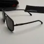 Слънчеви очила Carrera нови, правоъгълни стъкла, UV400, златно и черно, снимка 3