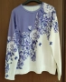 Дамска блуза с флорални мотиви, снимка 1