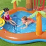 Голям детски надуваем аквапарк Bestway Lava Lagoon - Пързалка, фонтан, и улеи за топки 265x265 см., снимка 4