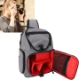 LICAEVEY чанта с презрамка за DSLR/SLR/безогледални фотоапарати, сива, снимка 4