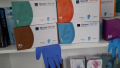Нитрилни ръкавици сини,еднократни, без талк Размери S, M, L, XL 