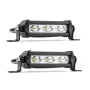 2 броя Мини 9W LED бар за осветление с 3 диода - 12/24V, снимка 4