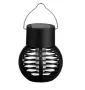 Соларна висяща лампа Черни линии Цветя Пламък 9 см S_1236427, снимка 2