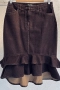 Дънкова пола ÄNNY N цвят кафе, снимка 1