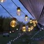 6430 Соларни лампички за градина Соларен гирлянд с 20 LED топки, 5 метра, снимка 3