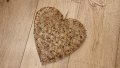 Голямо Златно сърце, метал– 30см/ 30см Ръчна изработка., снимка 1 - Декорация за дома - 20693066