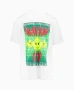 Мъжка тениска DSQUARED RAVED UP бяла XL-3XL white XLarge, снимка 2