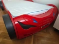 Детско легло спортна кола ТУРБО с включен матрак латексова възглавница, снимка 6