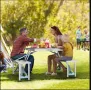 § Нови  Алуминиева сгъваема маса с 4 стола за пикник ,85x67x67 см тип куфар от ВНОСИТЕЛ, снимка 5