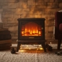 Ретро камина с ефект на пламък, снимка 2