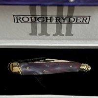 Компактен сгъваем джобен нож на всеки ден RR Peanut Purple Swirl. (RR2150), снимка 4 - Ножове - 44274658