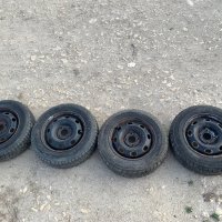 Зимни гуми с джанти за Рено Клио 4x100 13”, снимка 2 - Гуми и джанти - 40891093