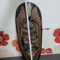 Дървени автентични маски , снимка 10 - Антикварни и старинни предмети - 38969992