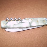 Старо джобно ножче отварачка и тирбушон, снимка 2 - Други ценни предмети - 34017356