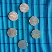 Монети 1 cent Lincoln Cent , USA- 6 бр. +, снимка 2 - Нумизматика и бонистика - 35690710