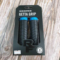 Грипове със Заключване Race Face Grip Getta Black/Turquoise, снимка 1 - Аксесоари за велосипеди - 36517173