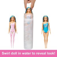 Кукла с магическа трансформация Barbie Color Reveal - Rainbow Groovy, снимка 4 - Кукли - 44246611