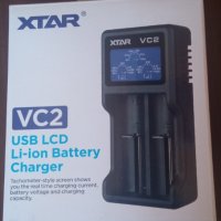 Оригинални зарядни Xtar VC2 / VC2S за 16340 18650 CR123A 26650 Liion li-Ion , снимка 2 - Батерии, зарядни - 41832849