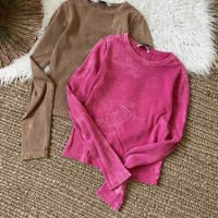 Дамска блуза рипс, снимка 1 - Блузи с дълъг ръкав и пуловери - 42390143