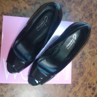 Нови черни обувки лак 38 номер, снимка 7 - Дамски обувки на ток - 40437633