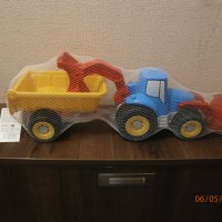 Детски багер с гребло и ремарке., снимка 4 - Коли, камиони, мотори, писти - 41003069