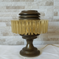 Стара настолна нощна лампа  - Антика, снимка 2 - Антикварни и старинни предмети - 36306724