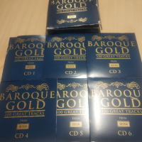 BAROQUE GOLD 100 НАЙ-ВЕЛИКИТЕ ПИСИ (ХЕНДЕЛ, БАХ, ВИВАЛДИ) 6 CD НОВО

, снимка 3 - CD дискове - 44718381