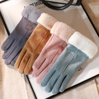 Зимни дамски ръкавици, снимка 3 - Ръкавици - 42500815