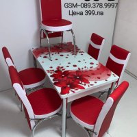 Турски трапезни маси с 6 стола подходящи за всеки дом НОВА Цена 399.лв , снимка 2 - Маси - 41945291