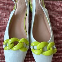 Обувки естествена кожа без пета, снимка 1 - Дамски ежедневни обувки - 41821891