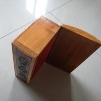 Дървена кутия с медна декорация 22 х 12 h 8, снимка 3 - Други стоки за дома - 34406381