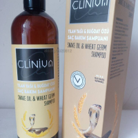 CLINIVA COSMETICS Шампоан със змийско масло и екстракт от пшеница за бърз растеж и мазна коса, снимка 1 - Продукти за коса - 44622641