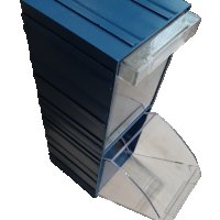 Пластмасов органайзер с чекмедже, отварящо се на 45 градуса, снимка 2 - Други стоки за дома - 41046643