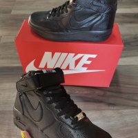 Намаление 25лв Дамски високи кецове Nike Air Force черни , снимка 2 - Маратонки - 42608588