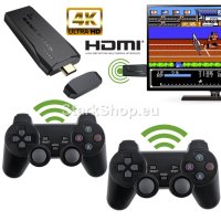  4K Ретро Конзола с HDMI, безжични джойстици и над 10 000 игри, снимка 5 - Друга електроника - 41370567