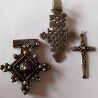 Уникални сребърни кръстове., снимка 1 - Антикварни и старинни предмети - 44496304