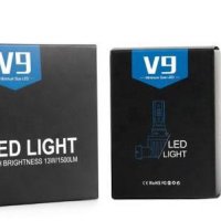 Качествени LED крушки V9 - HB3 к-т/2бр/, снимка 4 - Аксесоари и консумативи - 35820676